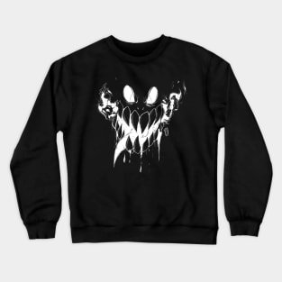 Negative Monster ( White ) Crewneck Sweatshirt